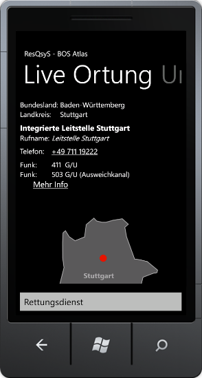BOS-Atlas als SmartPhone App
